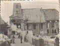 The damaged Dutch Reformed church after the bombardment