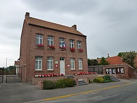 The town hall of Nielles-lès-Ardres