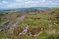 Old quarry workings at Hameldon Scouts.