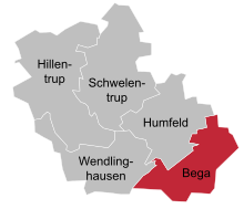 Ortsteile von Dörentrup - Bega.svg