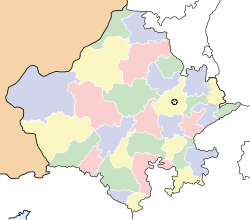 Map o Rajasthan