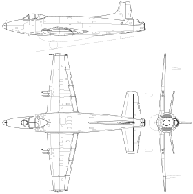 vue en plan de l’avion