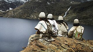 Einer der vielen Gebirgsseen der Sierra Nevada de Santa Marta