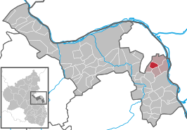 Kaart van Gau-Bischofsheim