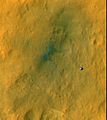 Curiosity's first tracks viewed by MRO/HiRISE (September 6, 2012)