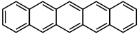 Formula di struttura del pentacene