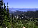 Sandpoint from Schweitzer Mountain