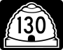 State Route 130 marker