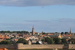 Berwick-upon-Tweed belvárosának látképe