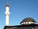 Moskéns minaret och kupol