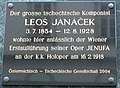 Gedenktafel für Leos Janacek