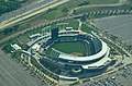 Luftbild vom Kauffman Stadium im August 2013