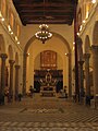 L'intérieur de l'église de Castroreale.