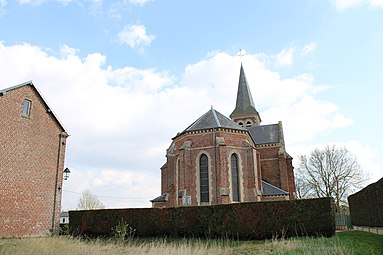 Chevet de l'église.