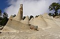 Formation géologique connue comme Paisaje Lunar (paysage lunaire), dans la zone haute de Granadilla.