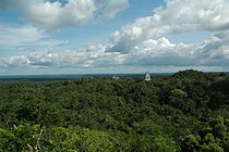 Ruïnes maies a Tikal, Guatemala on ja s'havia filmat l'episodi IV