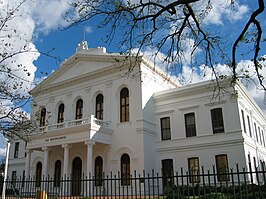 Die Ou Hoofgebou van de Universiteit Stellenbosch