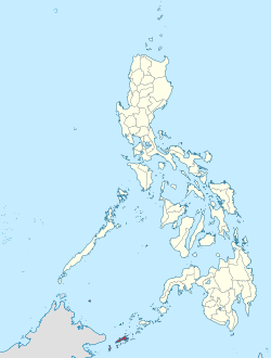 Mapa ning Bangsâng Moru ampong Tawi-Tawi ilage