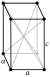 Struktur kristal Body-centered tetragonal untuk timah