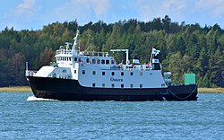 M/S Östern elokuussa 2014