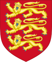 modern depiction of Edward II's coat of arms