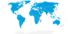 Map of UN member states.a