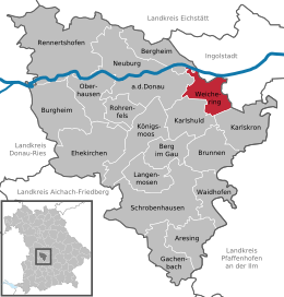 Weichering - Localizazion