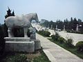 Statues at the tomb of the Tang emperor Gaozong