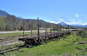 Log-cars, station Tubyi