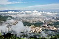 View of Daejeon from Sikjang Mountain, with Dong-gu in the foreground