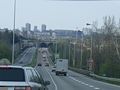 L'autoroute à Limoges (Haute-Vienne).