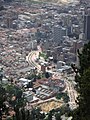 View of downtown Bogotá from nearby Monserrate