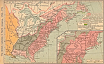 Map showing original boundaries of Quebec and 1774 Quebec Act