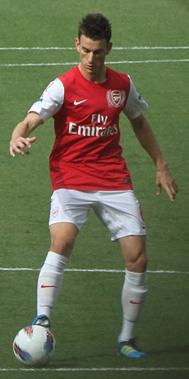 Koscielny in actie namens Arsenal in 2011