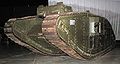 First World War tank on display in Anzac Hall