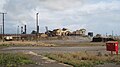 Hawaiian Commercial & Sugar Company Mill, view from Old Puʻunene Road coming from former Puʻunene Camp[6]