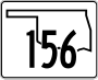 State Highway 156 marker