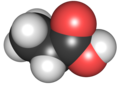 3D-model af propansyre