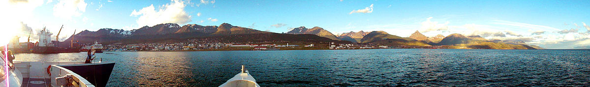 Panorama van Ushuaia