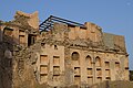 The facade of one of the remaining houses from Qatif Castle.