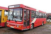 Preserved Arriva London Northern Counties Paladin bodied Dennis Dart in December 2016