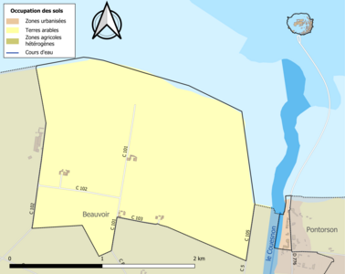 Mapa d'infraestructures i usos del sòl del municipi l'any 2018 (CLC)