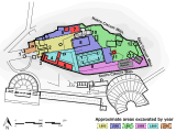 Topographic, archaeological map.