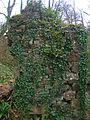 The old mill's gable end facing Linn Spout.