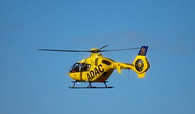 Rettungshubschrauber Christoph 28 in der Luft