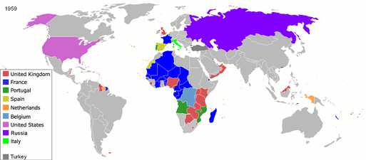 URSS est renommé Russia ce qui n’est historiquement pas correct + toujours considéré comme empire colonial ce qui n’est pas bon non plus.