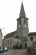 L'église Saint-Brice avant restauration (2009).