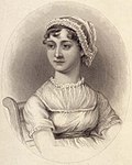 Jane Austin ut fra ei skisse frå søstera, Cassandra Austen