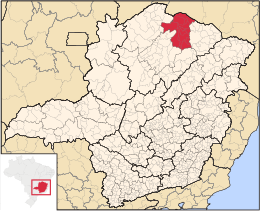 Janaúba – Mappa