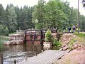 Stråka slusen på Kymijoki floden. Bygget i starten af det 20. århundrede.